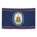 Patriotic USS Benfold (DDG-65) Ship's Crest Wall Flag Tactically Acquired   