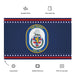 Patriotic USS Barry (DDG-52) Ship's Crest Wall Flag Tactically Acquired   