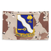 U.S. Army 143rd Infantry Regiment Chocolate-Chip Camo Flag Tactically Acquired   