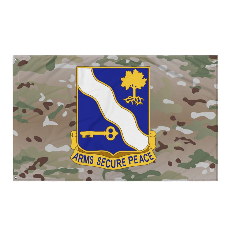 U.S. Army 143rd Infantry Regiment Multicam Flag