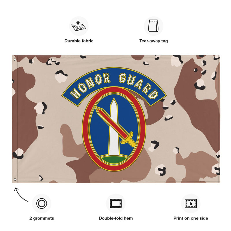 U.S. Army 3rd Infantry Regiment Chocolate-Chip Camo Flag