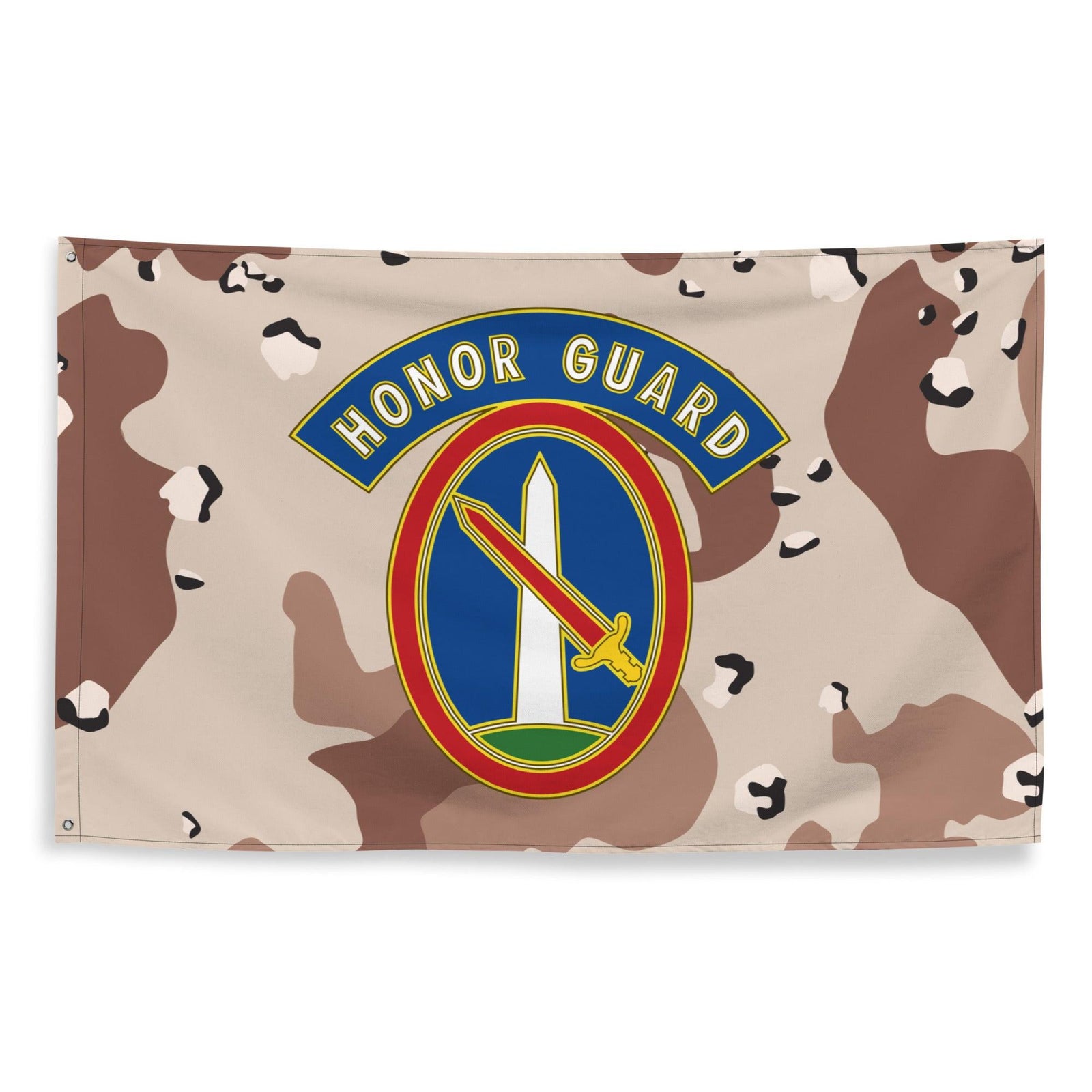 U.S. Army 3rd Infantry Regiment Chocolate-Chip Camo Flag Tactically Acquired   