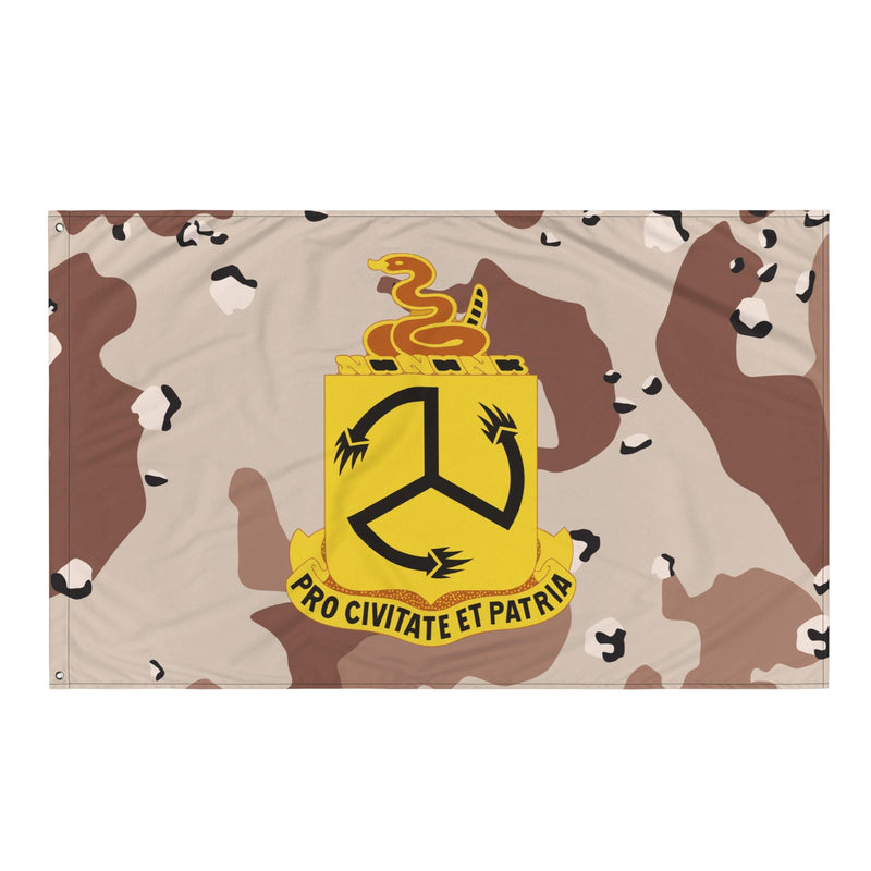 U.S. Army 200th Infantry Regiment Chocolate-Chip Camo Flag