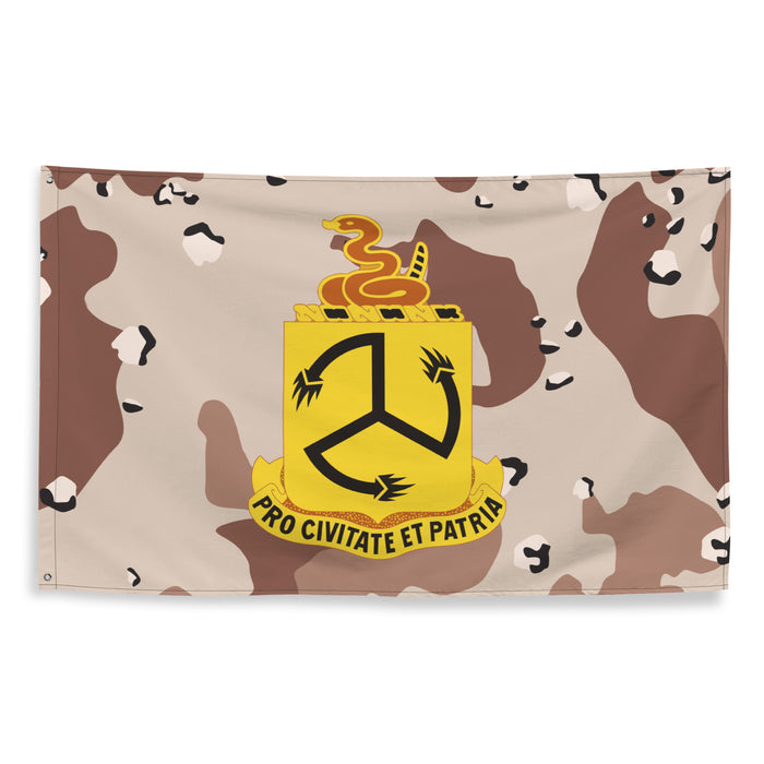 U.S. Army 200th Infantry Regiment Chocolate-Chip Camo Flag Tactically Acquired   