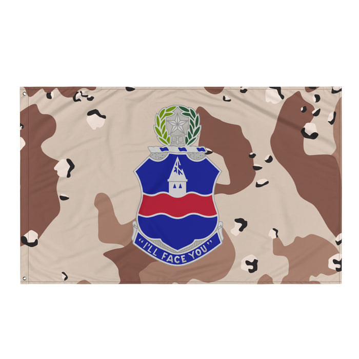 U.S. Army 142nd Infantry Regiment Chocolate-Chip Camo Flag Tactically Acquired Default Title  