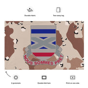 U.S. Army 199th Infantry Regiment Chocolate-Chip Camo Flag Tactically Acquired   