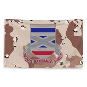 U.S. Army 199th Infantry Regiment Chocolate-Chip Camo Flag Tactically Acquired   