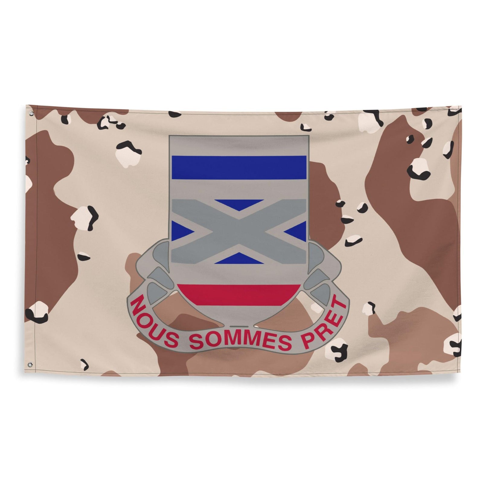 U.S. Army 199th Infantry Regiment Chocolate-Chip Camo Flag Tactically Acquired   