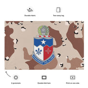U.S. Army 141st Infantry Regiment Chocolate-Chip Camo Flag Tactically Acquired   