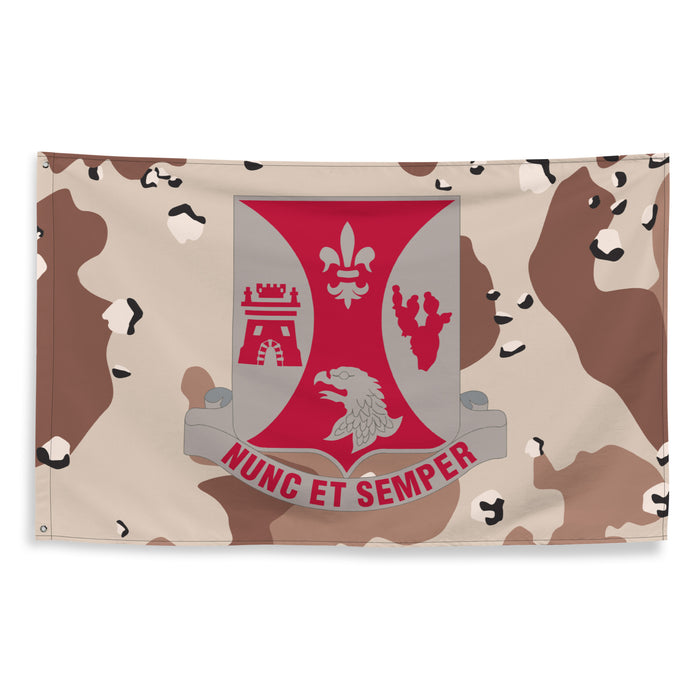 U.S. Army 196th Infantry Regiment Chocolate-Chip Camo Flag Tactically Acquired   