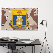 U.S. Army 186th Infantry Regiment Chocolate-Chip Camo Flag Tactically Acquired   