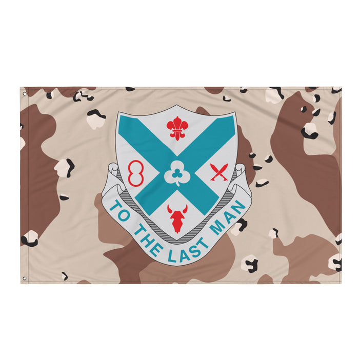 U.S. Army 135th Infantry Regiment Chocolate-Chip Camo Flag Tactically Acquired Default Title  