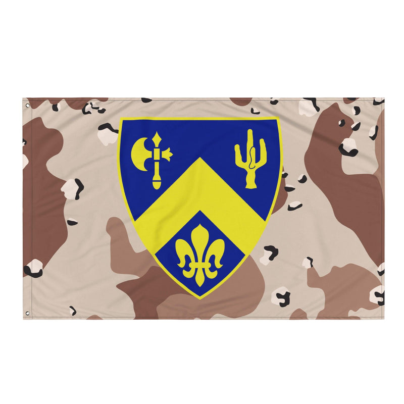 U.S. Army 184th Infantry Regiment Chocolate-Chip Camo Flag