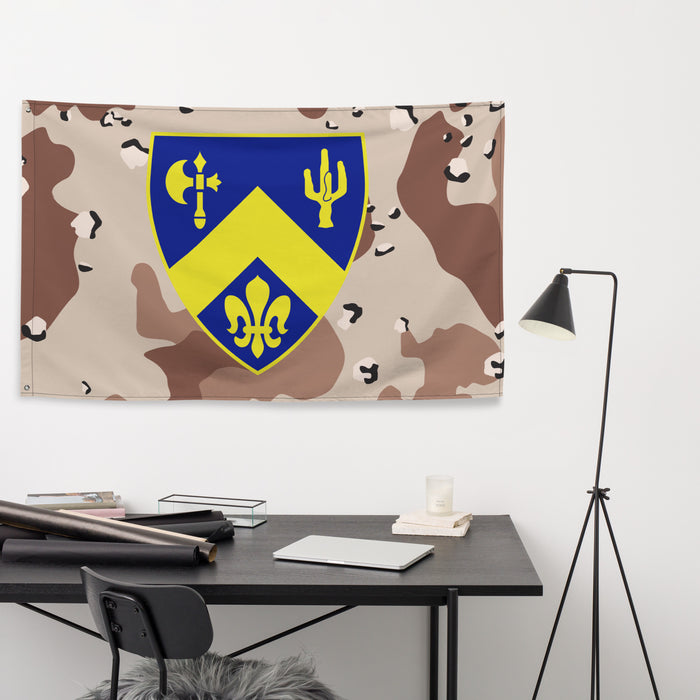 U.S. Army 184th Infantry Regiment Chocolate-Chip Camo Flag Tactically Acquired   