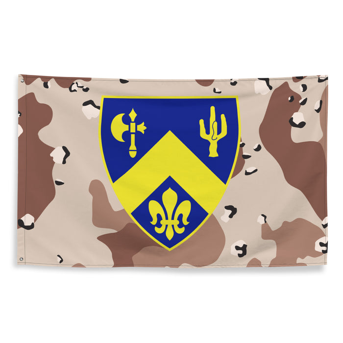 U.S. Army 184th Infantry Regiment Chocolate-Chip Camo Flag Tactically Acquired   