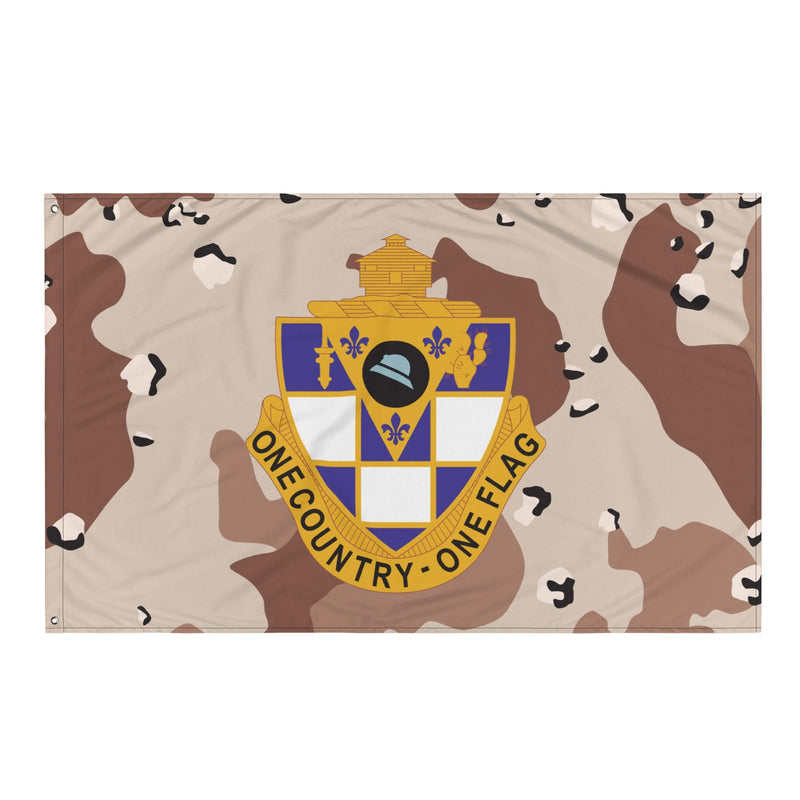 U.S. Army 178th Infantry Regiment Chocolate-Chip Camo Flag