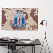 U.S. Army 127th Infantry Regiment Chocolate-Chip Camo Flag Tactically Acquired   