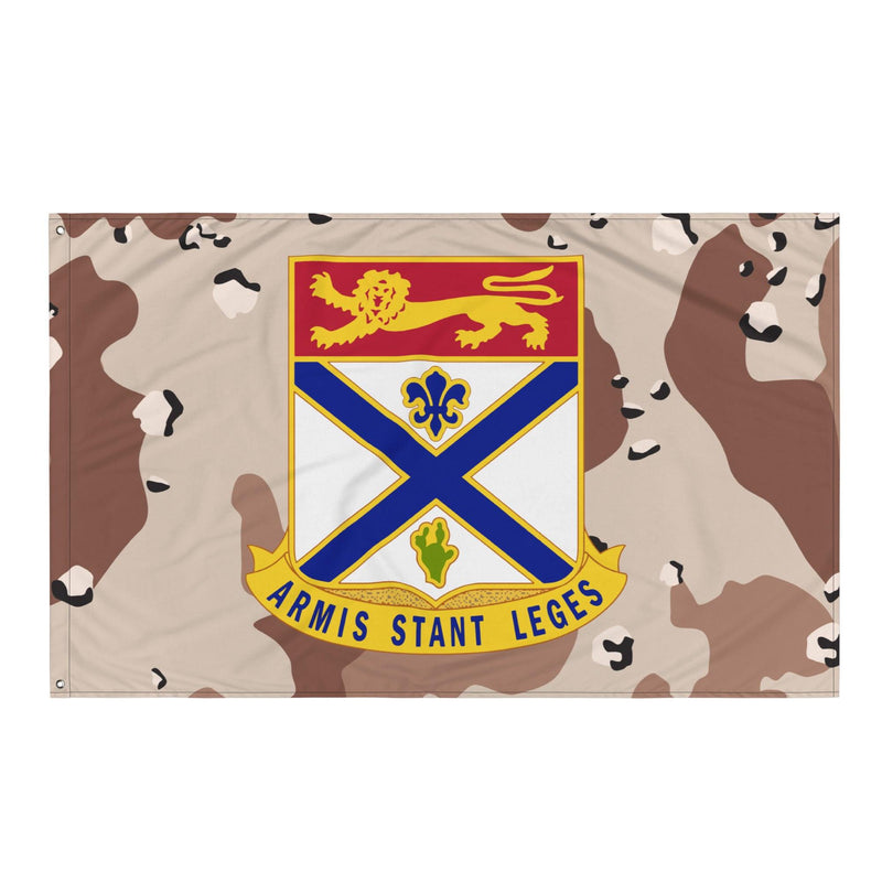 U.S. Army 169th Infantry Regiment Chocolate-Chip Camo Flag