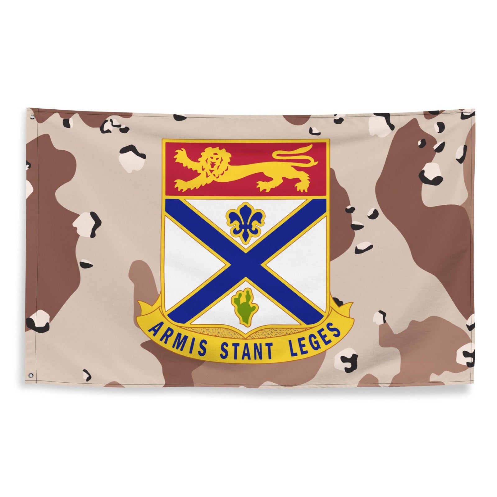 U.S. Army 169th Infantry Regiment Chocolate-Chip Camo Flag Tactically Acquired   