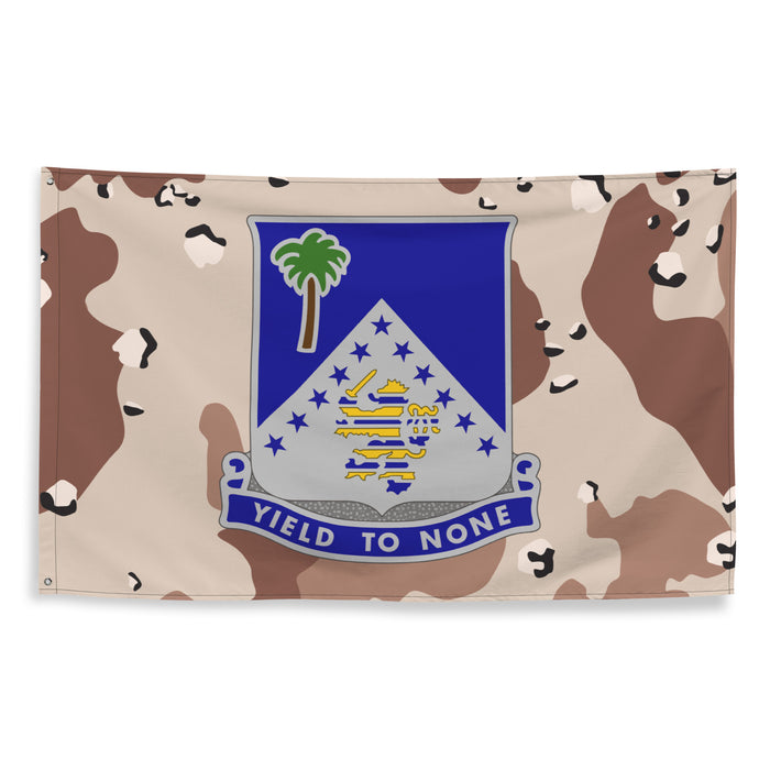 U.S. Army 125th Infantry Regiment Chocolate-Chip Camo Flag Tactically Acquired   