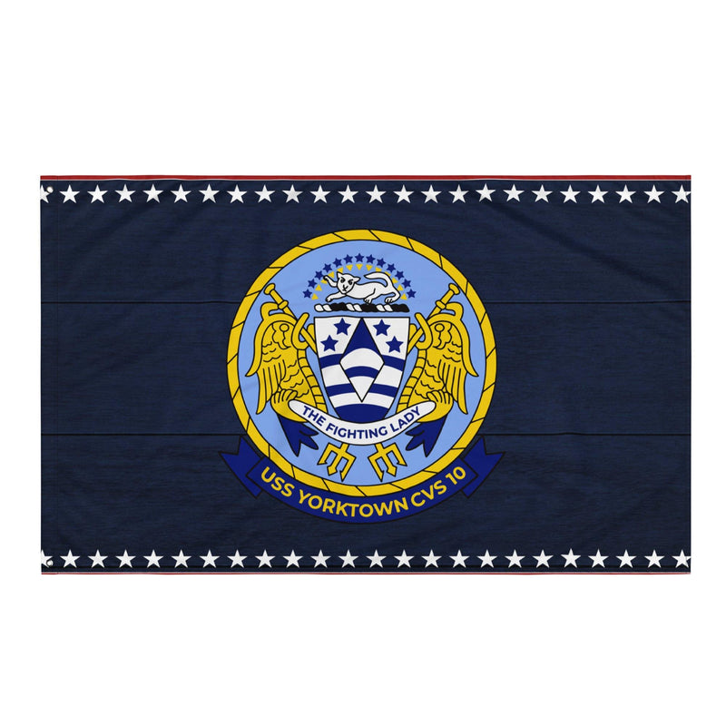 USS Yorktown (CVS-10) Essex-class Carrier Flag