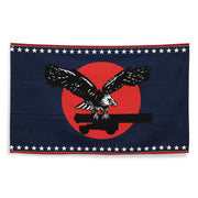 Patriotic USS Yorktown (CV-5) Aircraft Carrier Wall Flag Tactically Acquired   