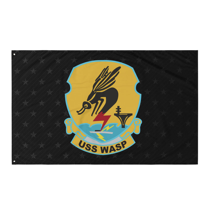 USS Wasp (CV-18) Aircraft Carrier Black Flag Tactically Acquired Default Title  