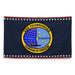 Patriotic USS Ticonderoga (CV-14) Aircraft Carrier Wall Flag Tactically Acquired   