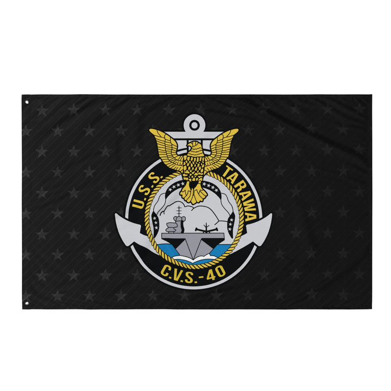USS Tarawa (CVS-40) Aircraft Carrier Black Flag