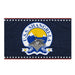 Patriotic USS Shangri-La (CV-38) Aircraft Carrier Wall Flag Tactically Acquired Default Title  