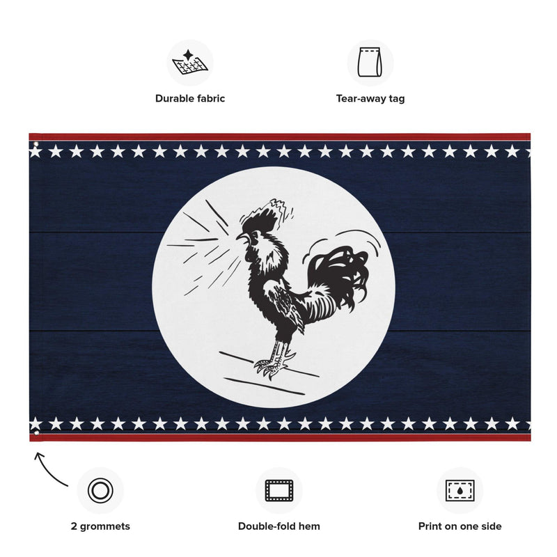 Patriotic USS Saratoga (CV-3) Aircraft Carrier Flag