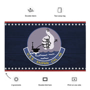 Patriotic USS Saipan (CVL-48) Aircraft Carrier Flag Tactically Acquired   