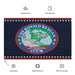 Patriotic USS Ronald Reagan (CVN-76) Aircraft Carrier Flag Tactically Acquired   