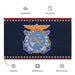 Patriotic USS Randolph (CV-15) Aircraft Carrier Flag Tactically Acquired   