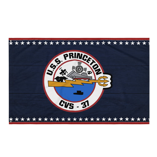 Patriotic USS Princeton (CV-37) Aircraft Carrier Flag Tactically Acquired Default Title  