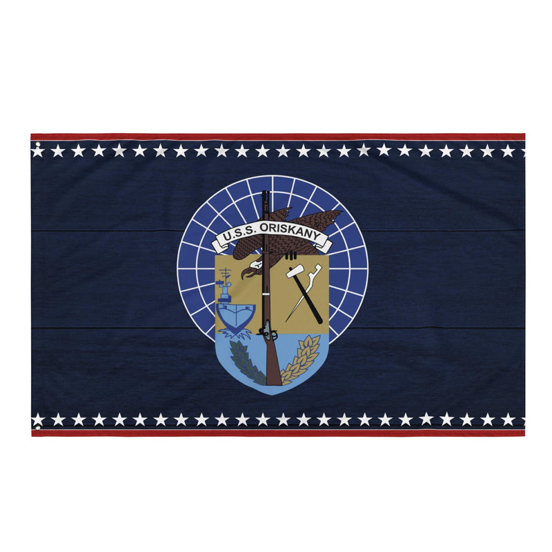 Patriotic USS Oriskany (CV-34) Aircraft Carrier Flag
