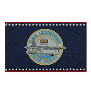 Patriotic USS Lexington (CV-16) Ship's Crest Emblem Wall Flag Tactically Acquired Default Title  