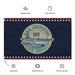 Patriotic USS Lexington (CV-16) Ship's Crest Emblem Wall Flag Tactically Acquired   