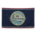 Patriotic USS Lexington (CV-16) Ship's Crest Emblem Wall Flag Tactically Acquired   