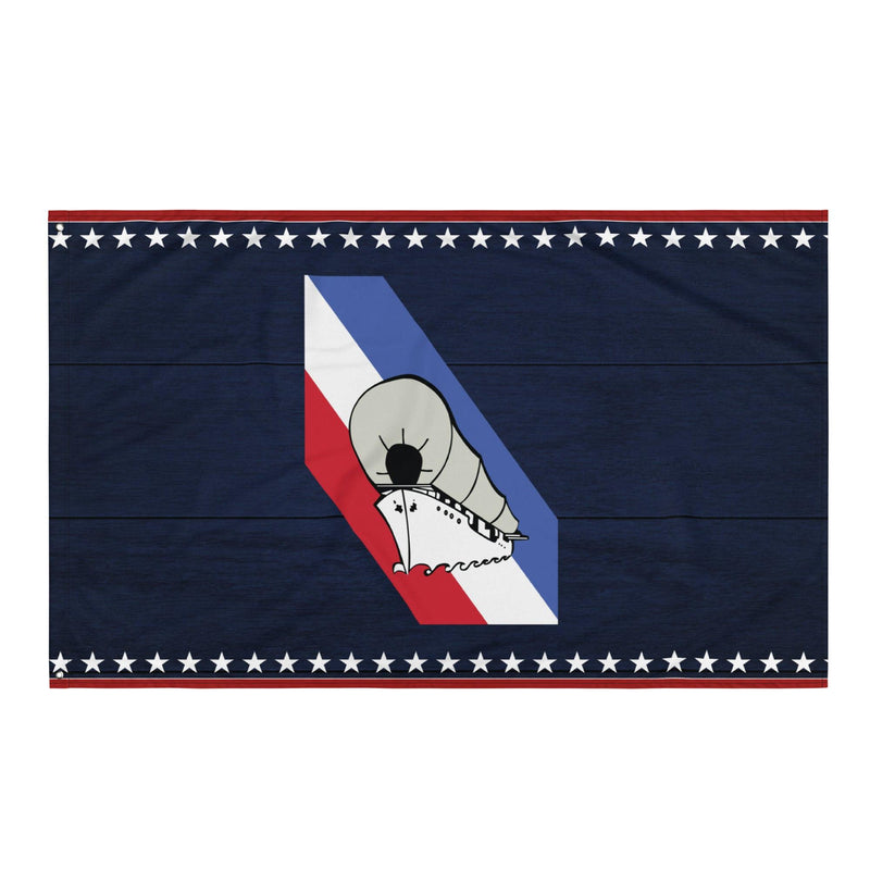 Patriotic USS Langley (CV-1) Ship's Crest Emblem Wall Flag