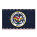 Patriotic USS John F. Kennedy (CV-67) Ship's Crest Emblem Wall Flag Tactically Acquired Default Title  