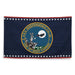 Patriotic USS Independence (CVL-22) Ship's Crest Emblem Wall Flag Tactically Acquired   