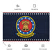 Patriotic USS Independence (CV-62) Ship's Crest Emblem Wall Flag Tactically Acquired   