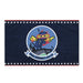 Patriotic USS Hornet (CV-12) Ship's Crest Emblem Wall Flag Tactically Acquired Default Title  