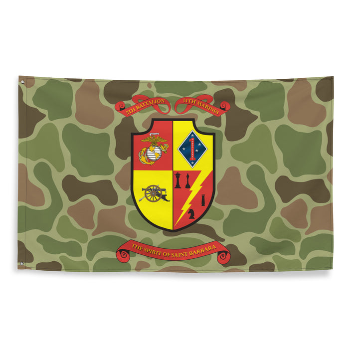 5/11 Marines Frogskin Camo USMC Flag Tactically Acquired   