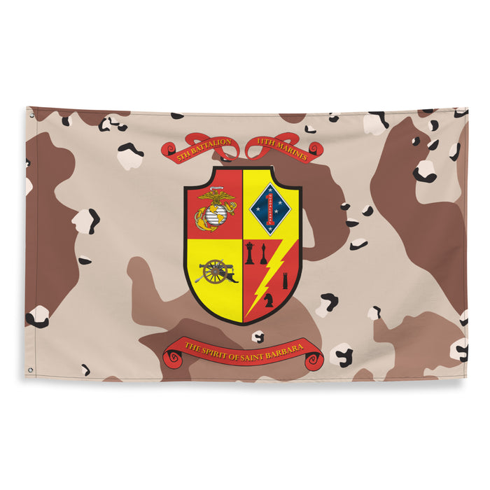 5/11 Marines Chocolate-Chip Camo USMC Flag Tactically Acquired   