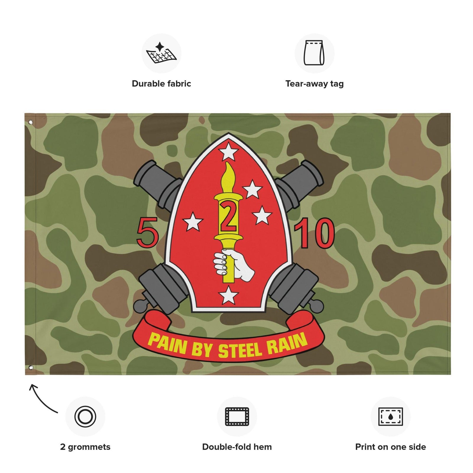 5/10 Marines Frogskin Camo USMC Flag Tactically Acquired   