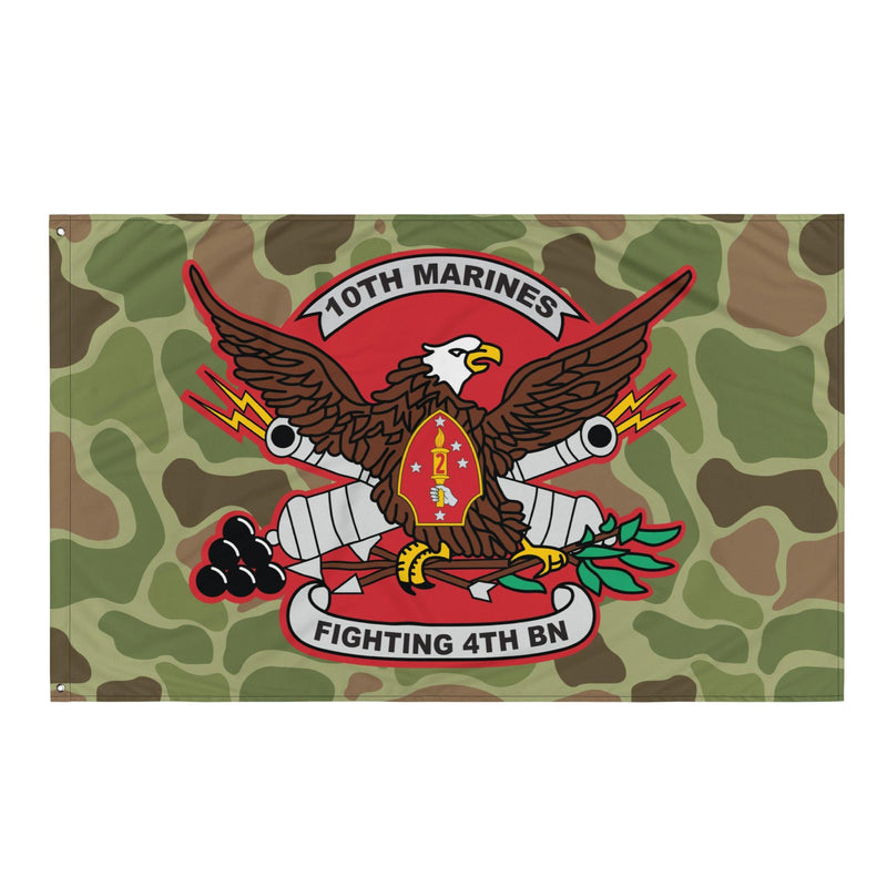 4/10 Marines Frogskin Camo USMC Flag