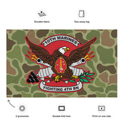 4/10 Marines Frogskin Camo USMC Flag Tactically Acquired   
