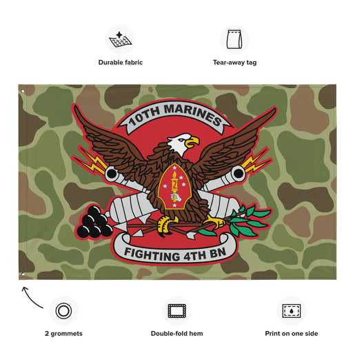 4/10 Marines Frogskin Camo USMC Flag Tactically Acquired   